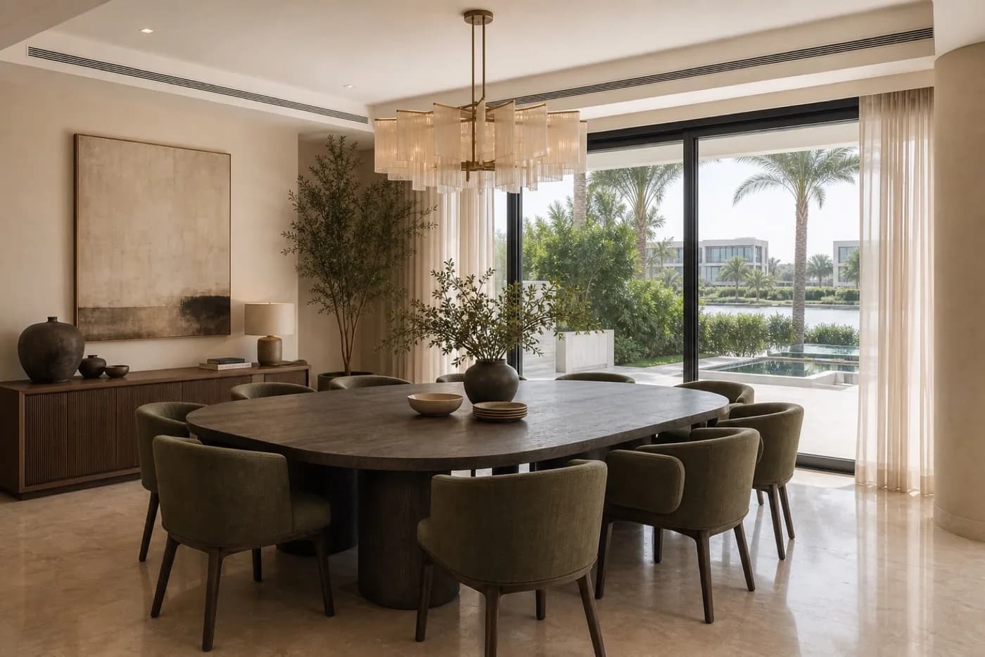 Sourced dining room concept